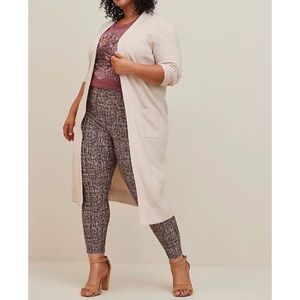 🆕 Everyday Soft Duster Open Front Cardigan Sweater 1 1X 14 16 NWT Torrid New!
